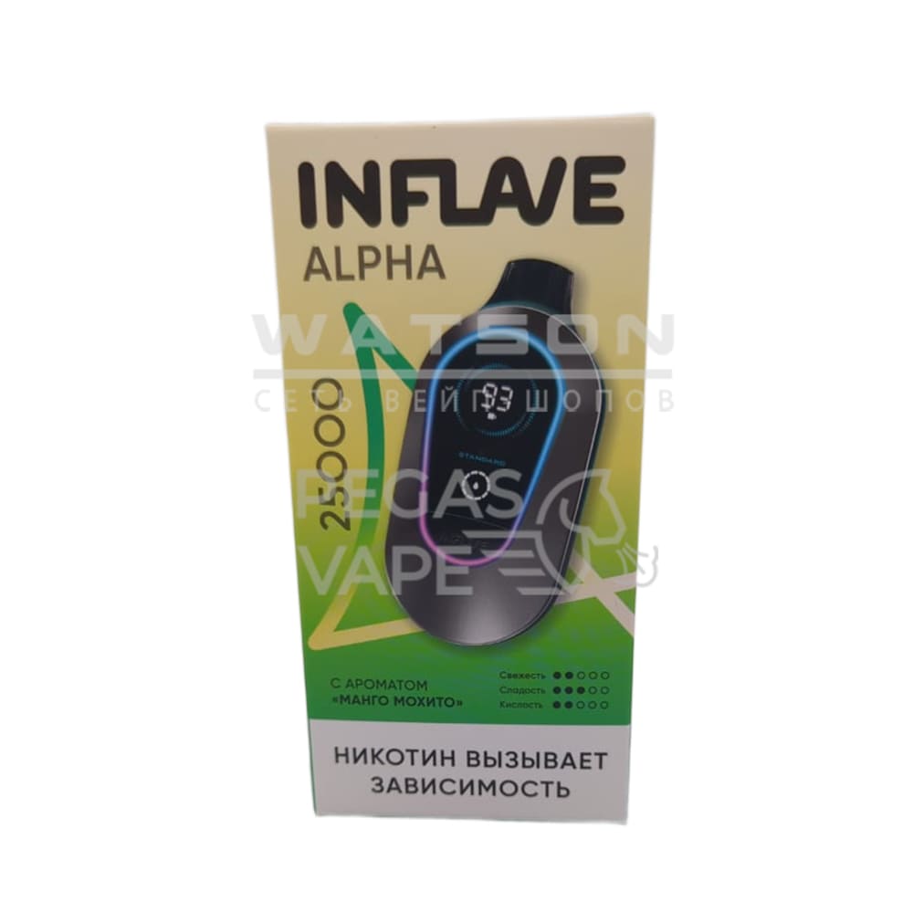 Электронная сигарета INFLAVE ALPHA 25000 (Манго Мохито)
