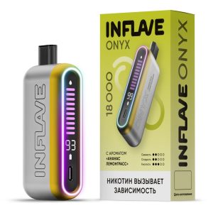 Электронная сигарета INFLAVE ONYX 18000 (Ананас Лемонграсс)