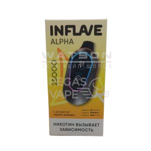 Электронная сигарета INFLAVE ALPHA 25000 (Манго Ананас)
