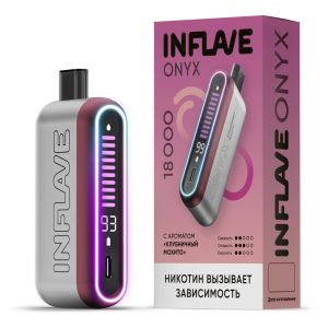 Электронная сигарета INFLAVE ONYX 18000 (Клубничный мохито)