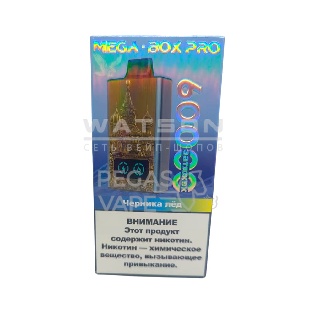 Электронная сигарета JNR BATMAN MEGA BOX PRO 60000 (Черника лед)