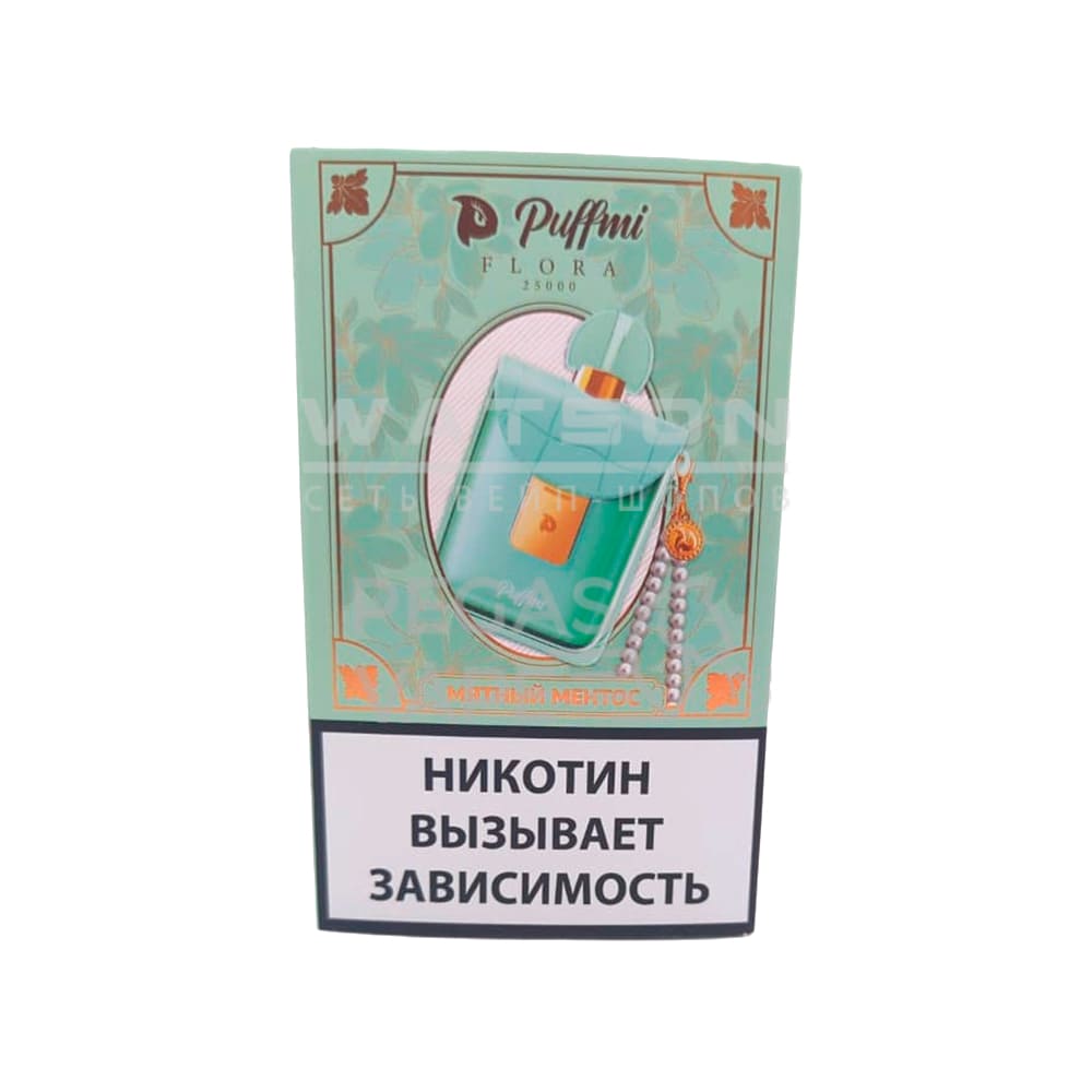 Электронная сигарета PuffMi Flora 25000 (Мятный ментос)