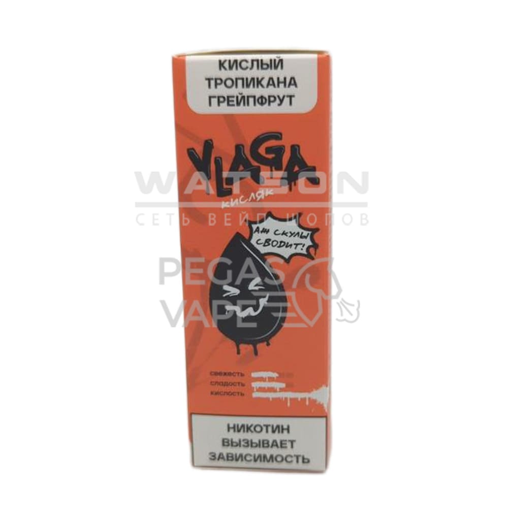 Жидкость VLAGA Кисляк Кислый тропикана грейпфрут 30 мл 2% (20 мг/мл)