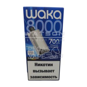 Электронная сигарета WAKA SLIM 8000 (Виноград со льдом)