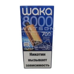 Электронная сигарета WAKA SLIM 8000 (Морс черная смородина ягоды)