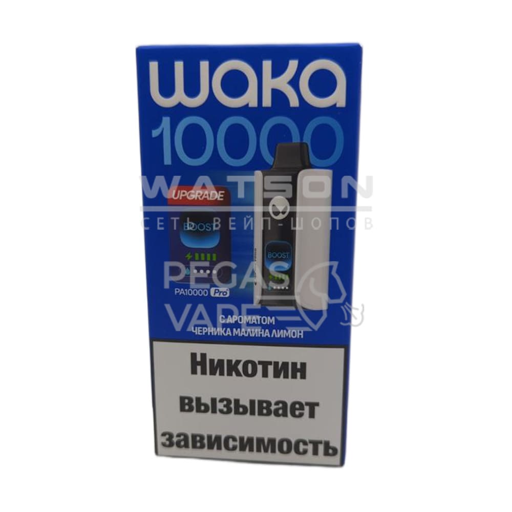 Электронная сигарета Waka PA-10000 NEW (Черника малина лимон)