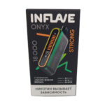 Электронная сигарета INFLAVE ONYX 18000 STRONG (Кислое зеленое яблоко)
