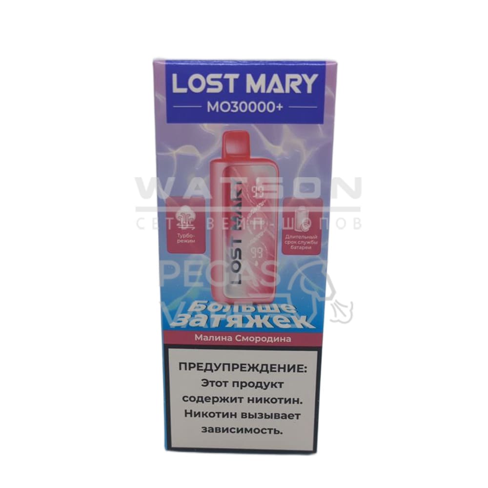 Электронная сигарета LOST MARY MO PLUS 30000 (Малина смородина)