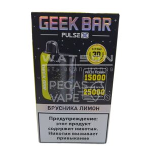 Электронная сигарета Geek Bar Pulse X 25000 (Брусника лимон)