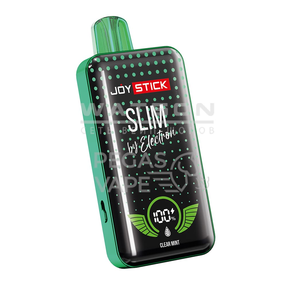 Электронная сигарета JOYSTICK SLIM STRONG 20000 (Чистая мята)
