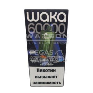 Электронная сигарета WAKA DB 60000 (Кислое яблоко)