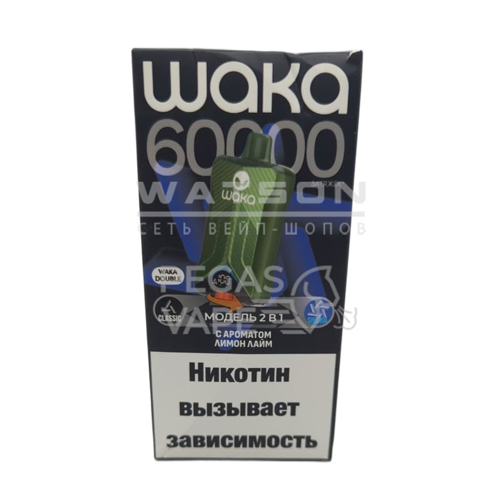 Электронная сигарета WAKA DB 60000 (Лимон лайм)
