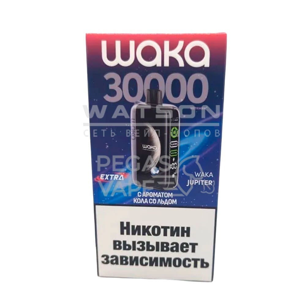 Электронная сигарета WAKA JUPITER DM 30000 EXTRA  (Кола со льдом)