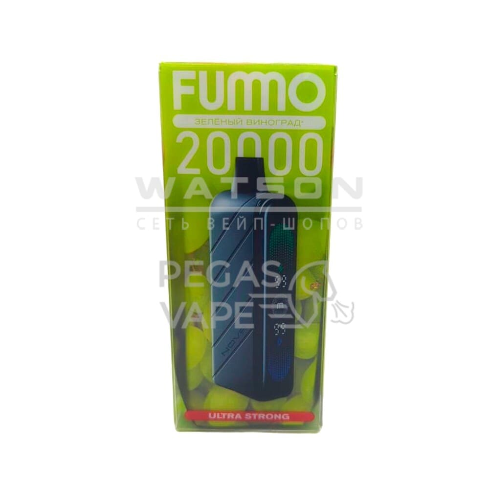 Электронная сигарета Fummo NOVA 20000 ultra strong (Зелёный Виноград)
