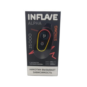 Электронная сигарета INFLAVE ALPHA 25000 STRONG (Сочная клюква)
