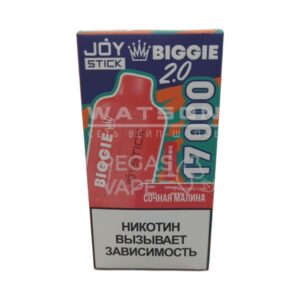 Электронная сигарета JOYSTICK Biggie 17000 (Сочная малина)