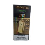 Электронная сигарета IGNITE V-250 (25000) GOLD (Зеленое яблоко)