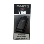 Электронная сигарета IGNITE V-160 (16000) BLACK (Вишня айс)