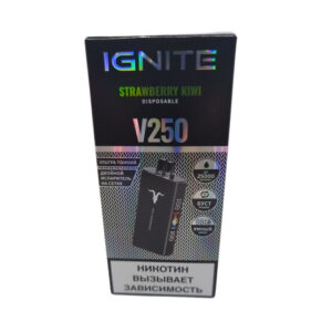 Электронная сигарета IGNITE V-250 (25000) BLACK (Клубника киви)