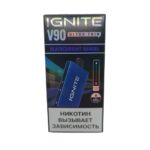 Электронная сигарета IGNITE V-90 (9000) SEA BLUE (Банан черная смородина)