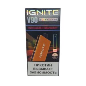 Электронная сигарета IGNITE V-90 (9000) ORANGE (Гранатовый малиновый)