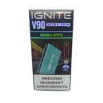 Электронная сигарета IGNITE V-90 (9000) SKY BLUE (Двойное яблоко)