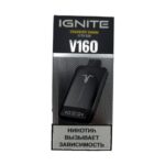 Электронная сигарета IGNITE V-160 (16000) BLACK (Клубника банан)