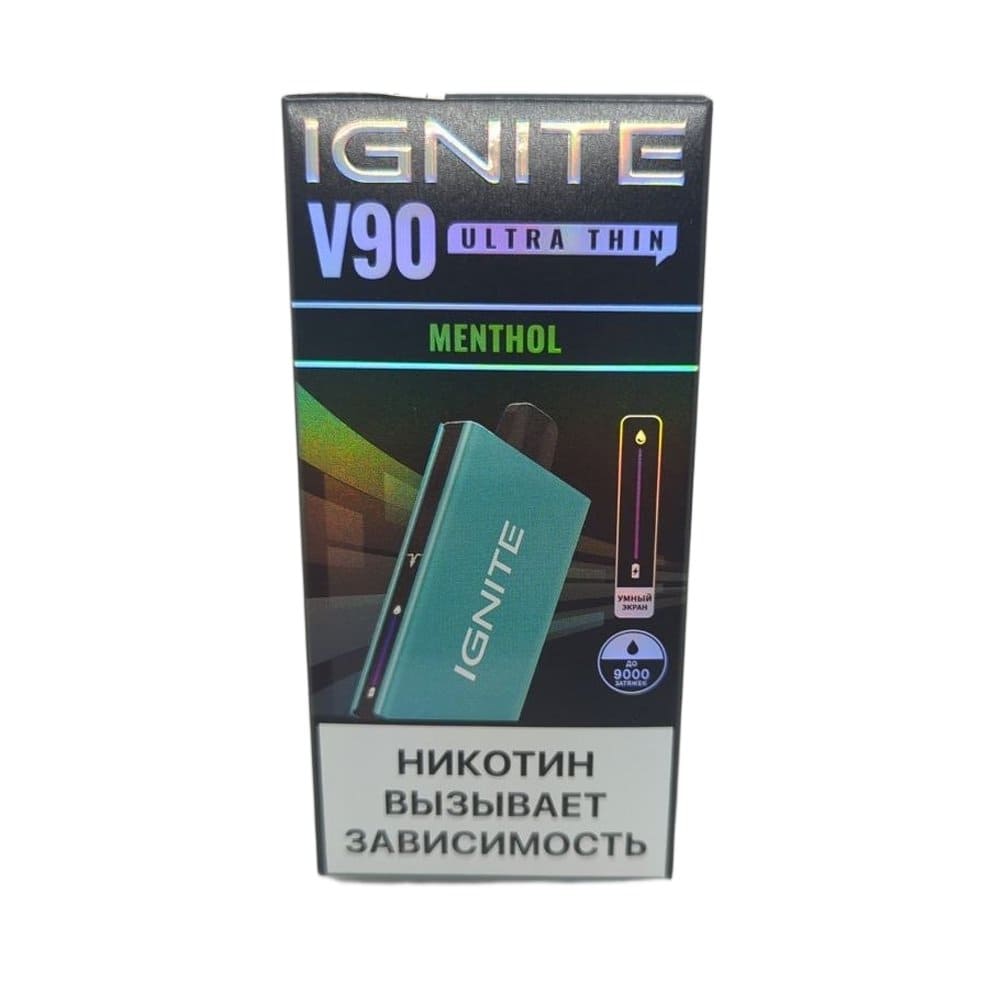 Электронная сигарета IGNITE V-90 (9000) SKY BLUE (Ментол)