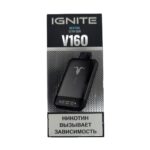 Электронная сигарета IGNITE V-160 (16000) BLACK (Ментол)