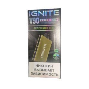 Электронная сигарета IGNITE V-90 (9000) KHAKI (Грейпфрут мята)