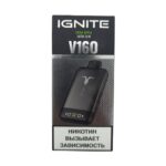 Электронная сигарета IGNITE V-160 (16000) BLACK (Кислое яблоко)