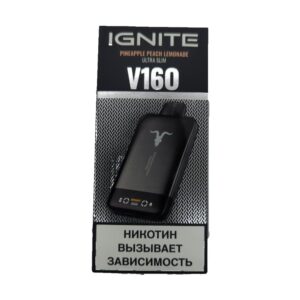 Электронная сигарета IGNITE V-160 (16000) BLACK (Ананас персик лимонад)