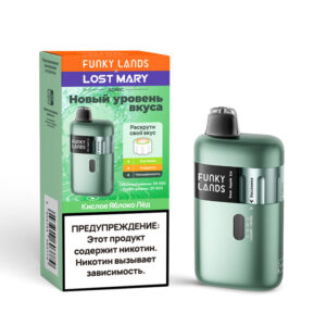 Электронная сигарета FUNKY LANDS SONIC (Кислое яблоко лед)