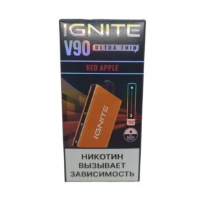 Электронная сигарета IGNITE V-90 (9000) ORANGE (Красное яблоко)