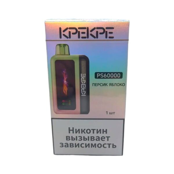 Электронная сигарета ATTACKER KPEKPE PS 60000 (Персик яблоко)