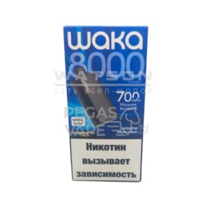Электронная сигарета WAKA Slim-8000 ( Вишня гранат)